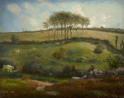 Weide bei Cherbourg (Normandie) von Jean Francois Millet